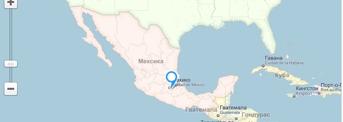 Мексика карта