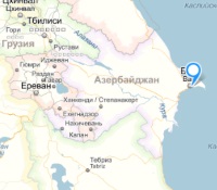 Карта Азербайджан