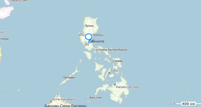 Карта Филиппины
